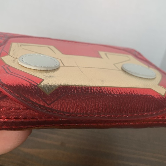 Loungefly Marvel pop Iron Man Cosplay  nwt Pop! Zip Around Wallet - Picture 15 of 15